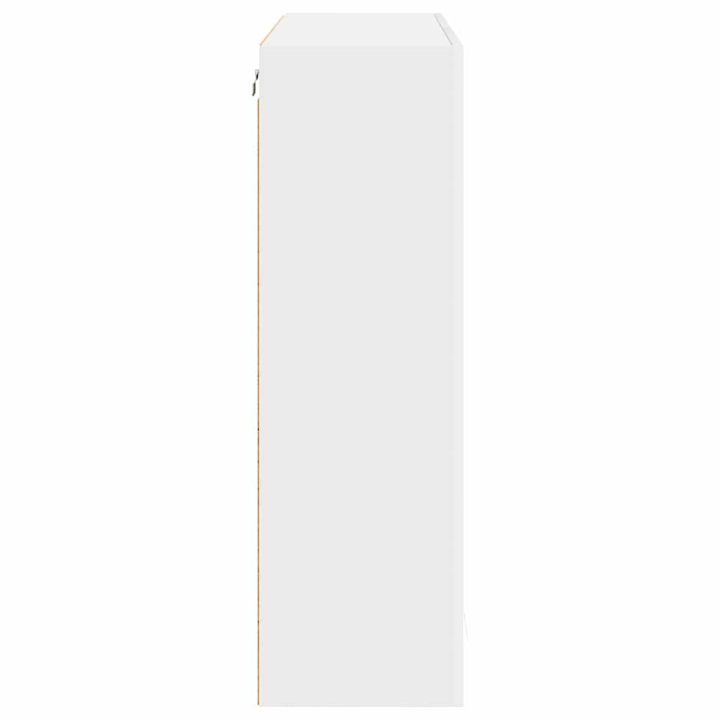 Hangkast met plank Riga Wit 80 x 31 x 100 cm Bewerkt hout