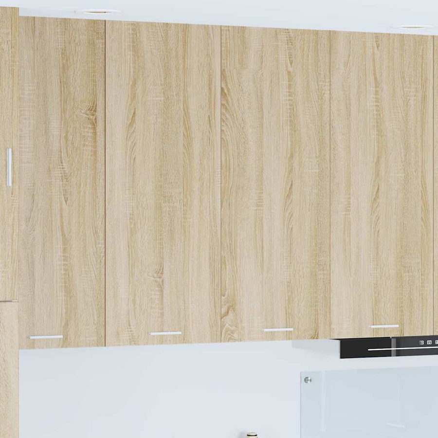 Hangkast Riga Sonoma Eiken 80 x 31 x 100 cm Bewerkt hout