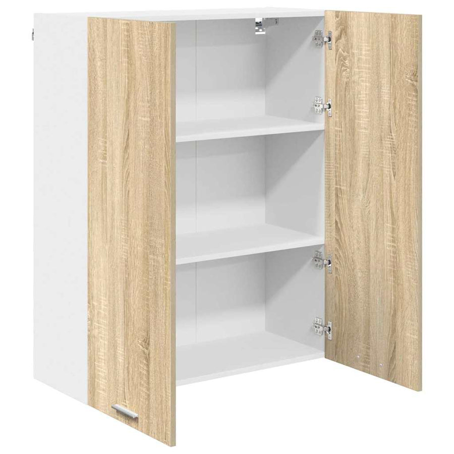 Hangkast Riga Sonoma Eiken 80 x 31 x 100 cm Bewerkt hout