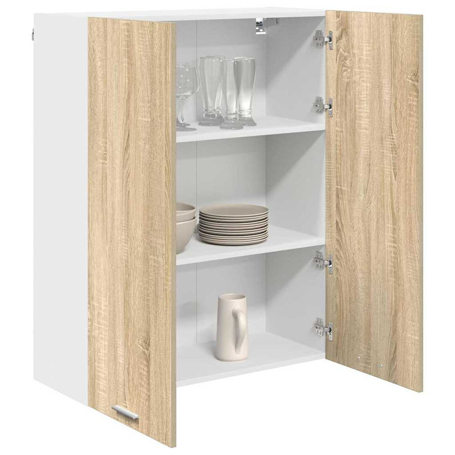 Hangkast Riga Sonoma Eiken 80 x 31 x 100 cm Bewerkt hout