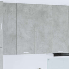 Hangkast Riga Beton Grijs 80 x 31 x 100 cm Bewerkt hout