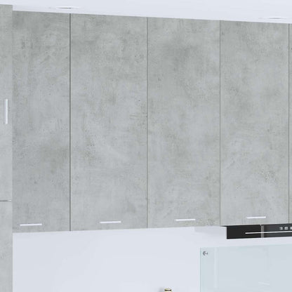 Hangkast Riga Beton Grijs 80 x 31 x 100 cm Bewerkt hout