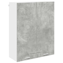 Hangkast Riga Beton Grijs 80 x 31 x 100 cm Bewerkt hout