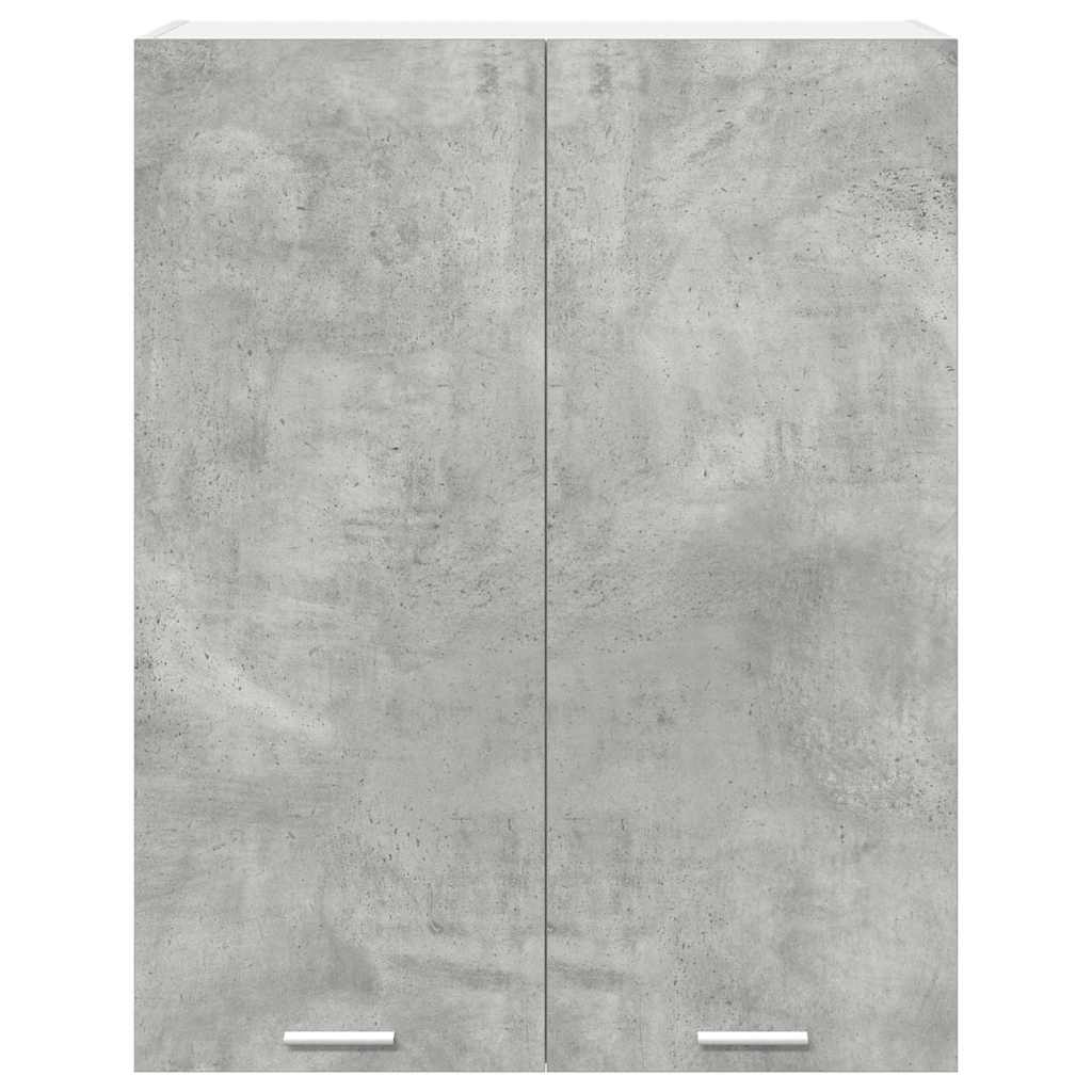 Hangkast Riga Beton Grijs 80 x 31 x 100 cm Bewerkt hout