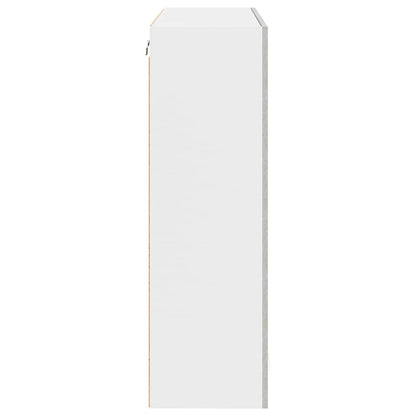 Hangkast Riga Beton Grijs 80 x 31 x 100 cm Bewerkt hout