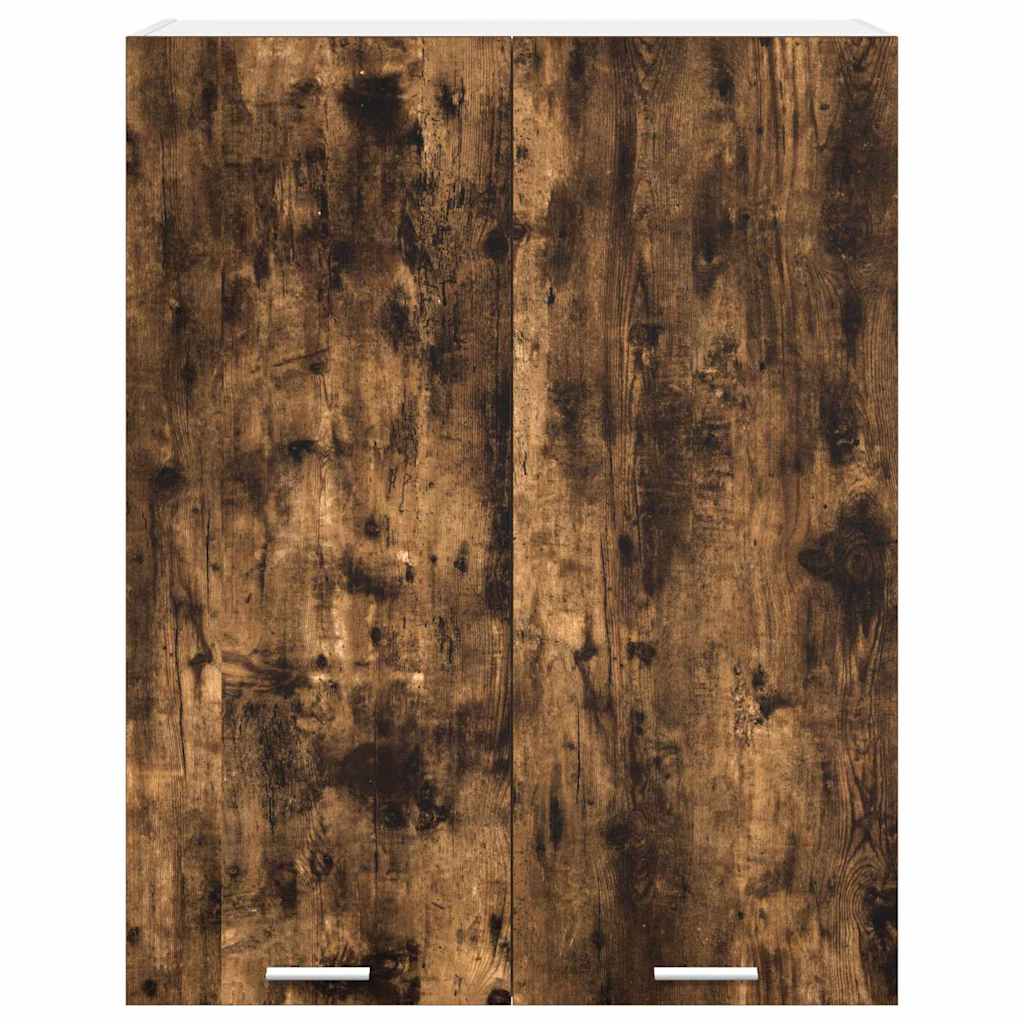 Hangkast Riga Gerookt eiken 80 x 31 x 100 cm Bewerkt hout