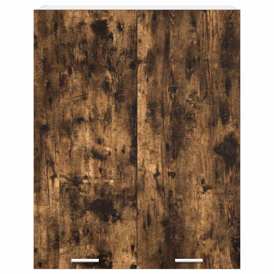 Hangkast Riga Gerookt eiken 80 x 31 x 100 cm Bewerkt hout