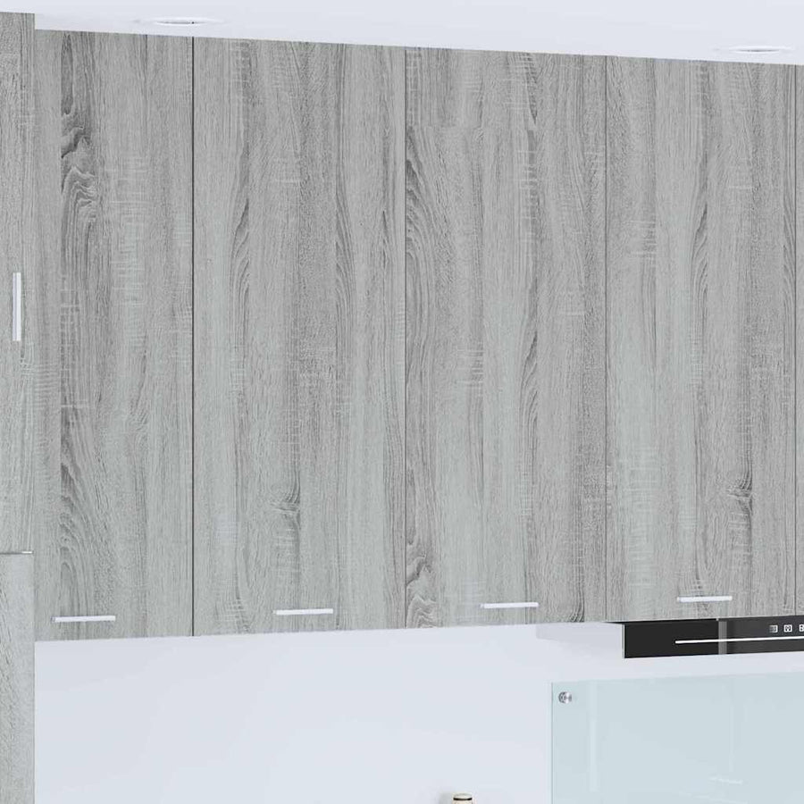 Hangkast Riga Grijs Sonoma 80 x 31 x 100 cm Bewerkt hout