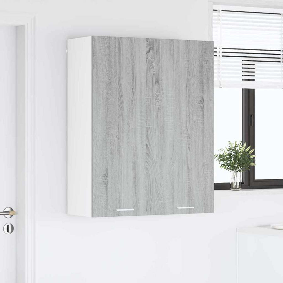 Hangkast Riga Grijs Sonoma 80 x 31 x 100 cm Bewerkt hout