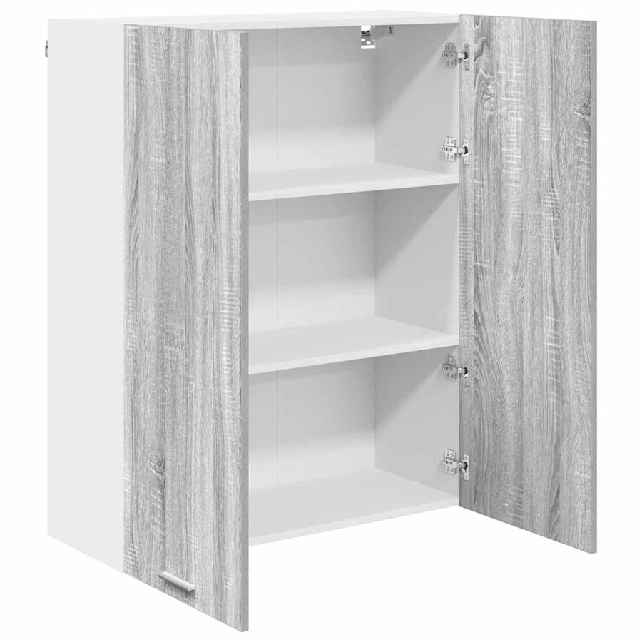 Hangkast Riga Grijs Sonoma 80 x 31 x 100 cm Bewerkt hout
