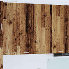 Hangkast 80x31x100 cm bewerkt hout oud hout