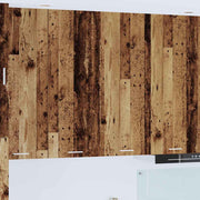 Hangkast 80x31x100 cm bewerkt hout oud hout
