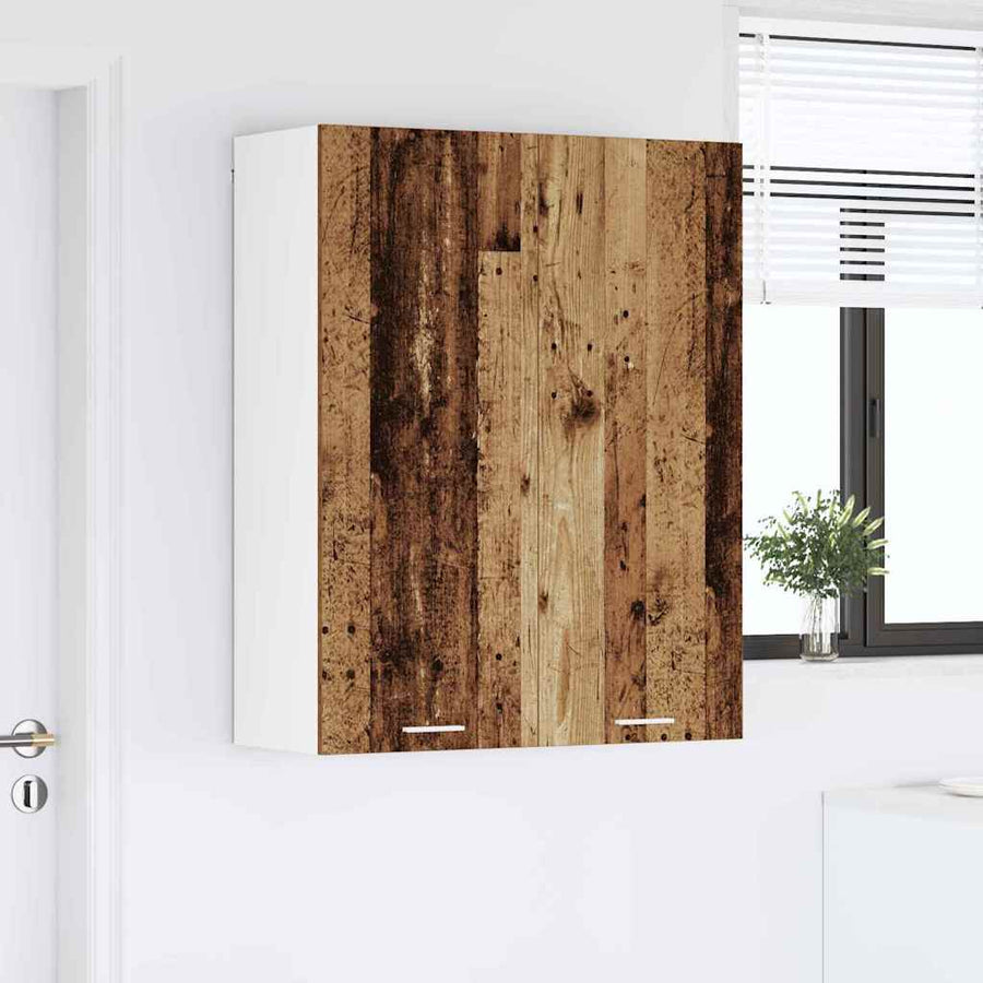 Hangkast met plank Riga Oud Hout 80 x 31 x 100 cm Bewerkt hout