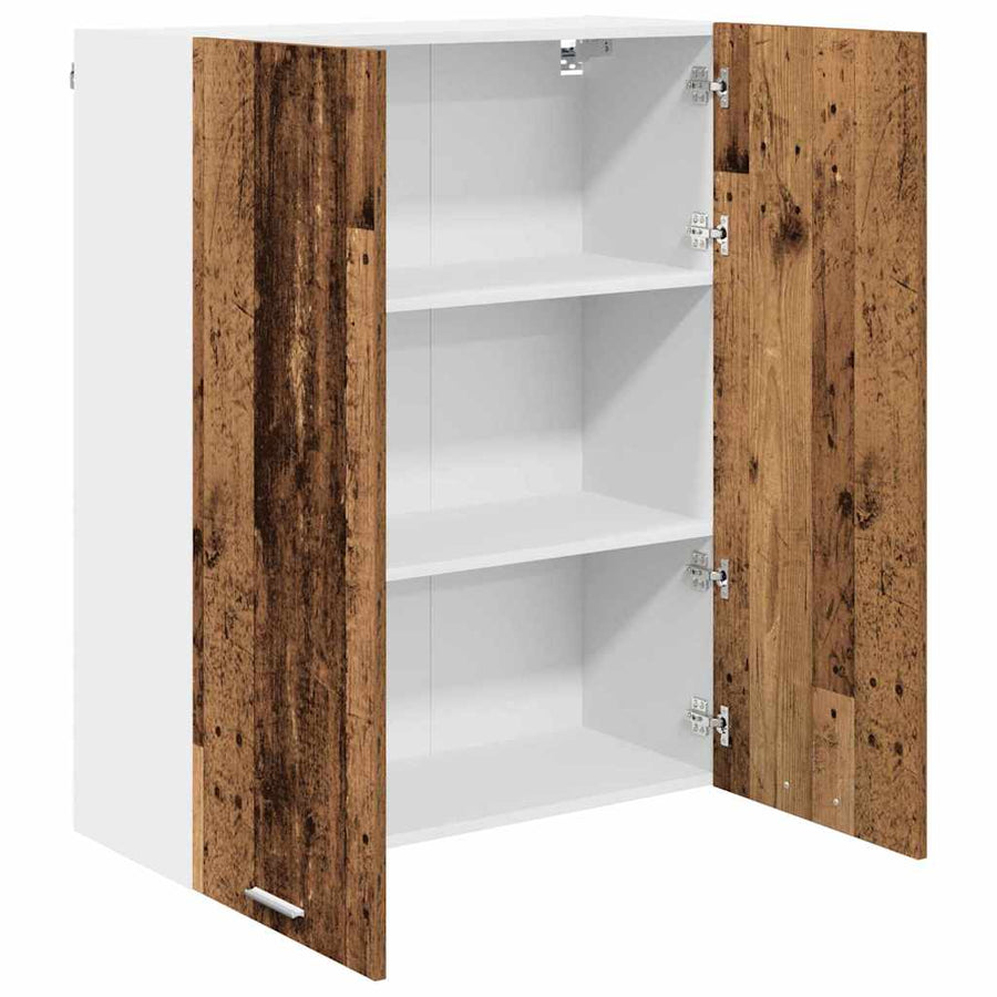 Hangkast met plank Riga Oud Hout 80 x 31 x 100 cm Bewerkt hout