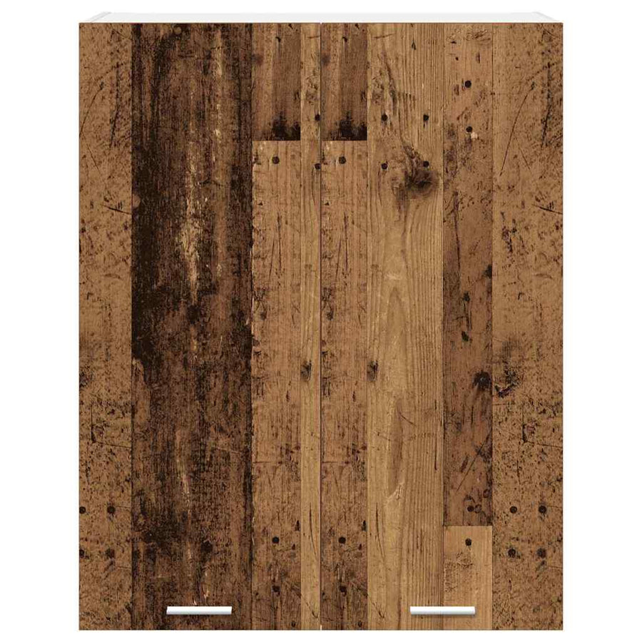 Hangkast met plank Riga Oud Hout 80 x 31 x 100 cm Bewerkt hout