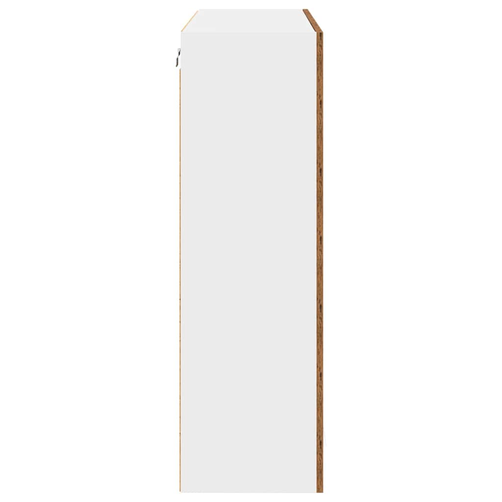 Hangkast met plank Riga Oud Hout 80 x 31 x 100 cm Bewerkt hout