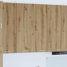 Hangkast Riga Artisan Eiken 80 x 31 x 100 cm Bewerkt hout