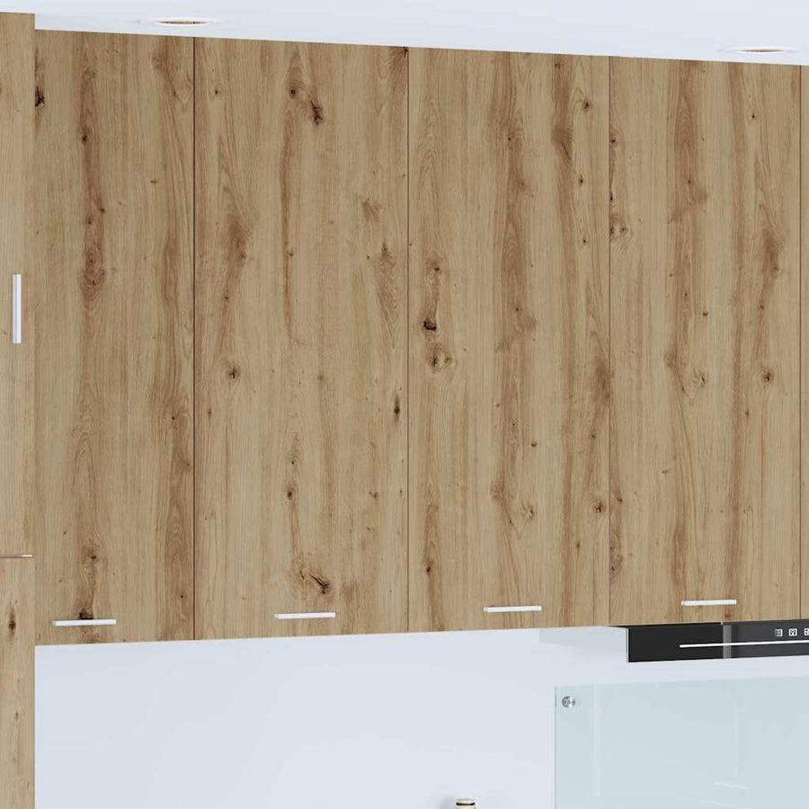 Hangkast Riga Artisan Eiken 80 x 31 x 100 cm Bewerkt hout