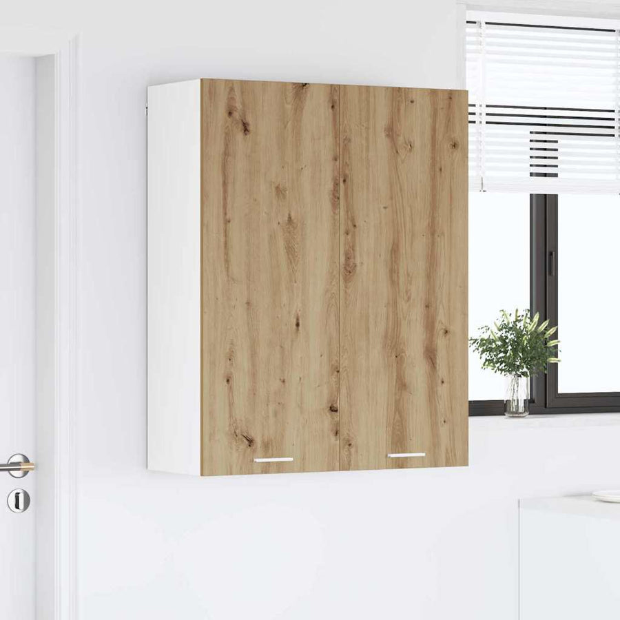 Hangkast Riga Artisan Eiken 80 x 31 x 100 cm Bewerkt hout
