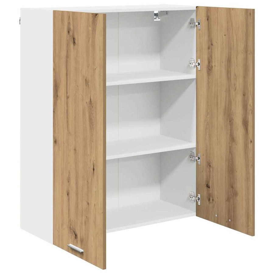 Hangkast Riga Artisan Eiken 80 x 31 x 100 cm Bewerkt hout