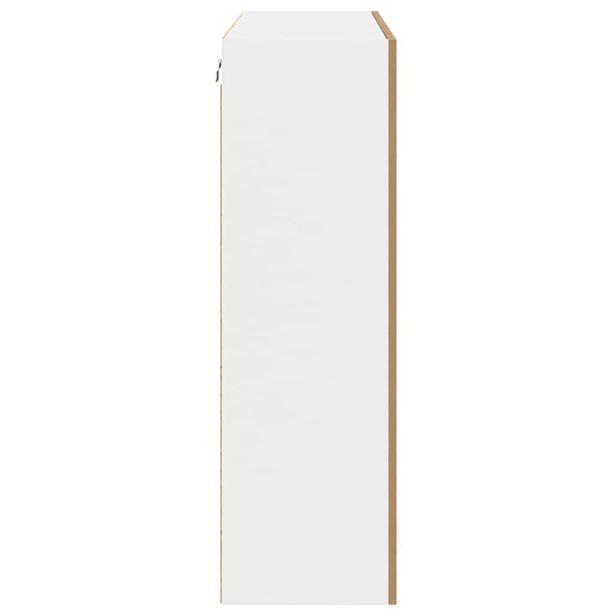 Hangkast Riga Artisan Eiken 80 x 31 x 100 cm Bewerkt hout