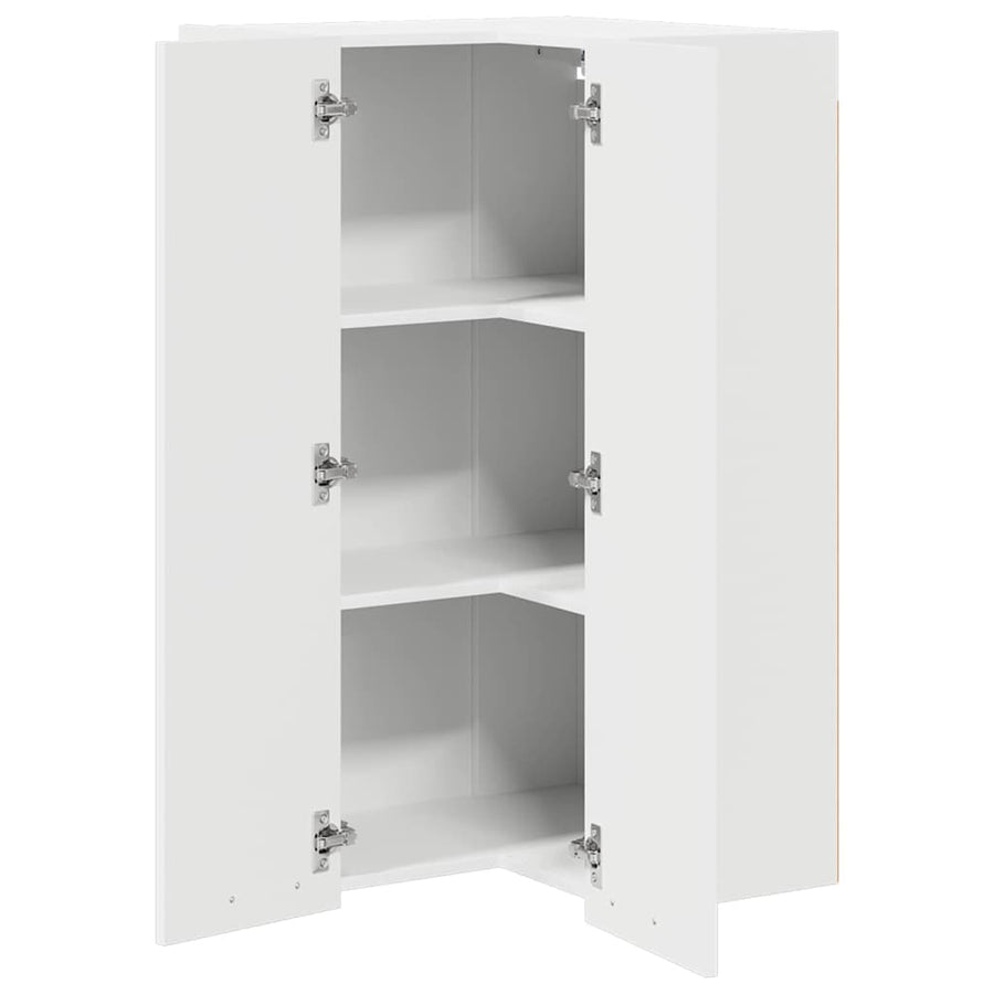 Hangkast met plank Riga Wit 57 x 57 x 100 cm Bewerkt hout