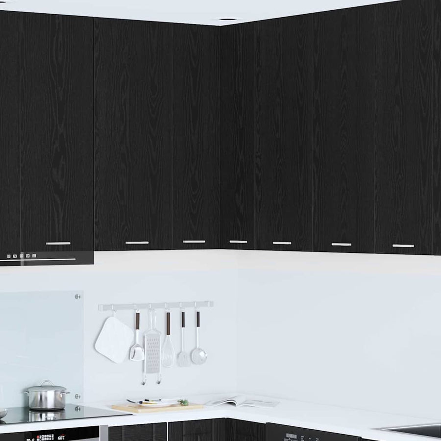 Hangkast Riga Sonoma Eik en Wit 57 x 57 x 100 cm Bewerkt hout