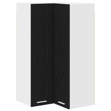 Hangkast Riga Sonoma Eik en Wit 57 x 57 x 100 cm Bewerkt hout