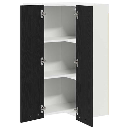 Hangkast Riga Sonoma Eik en Wit 57 x 57 x 100 cm Bewerkt hout