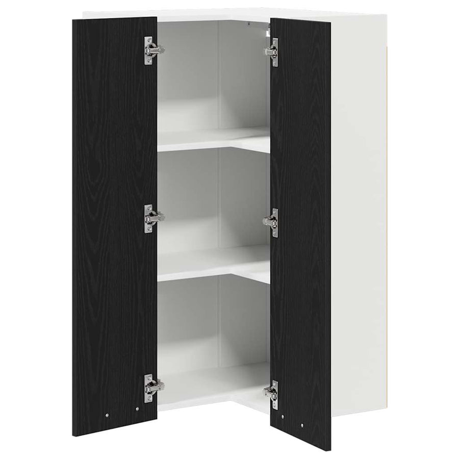 Hangkast Riga Sonoma Eik en Wit 57 x 57 x 100 cm Bewerkt hout