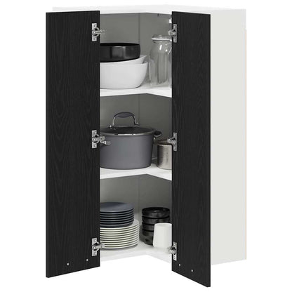 Hangkast Riga Sonoma Eik en Wit 57 x 57 x 100 cm Bewerkt hout