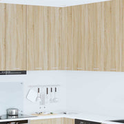 Hangkast 57x57x100 cm bewerkt hout sonoma eik wit