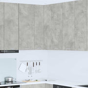 Hangkast 57x57x100 cm bewerkt hout grijs wit