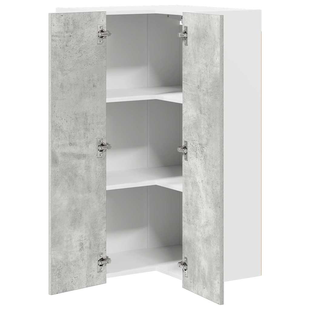 Hangkast Riga Sonoma Eik en Wit 57 x 57 x 100 cm Bewerkt hout