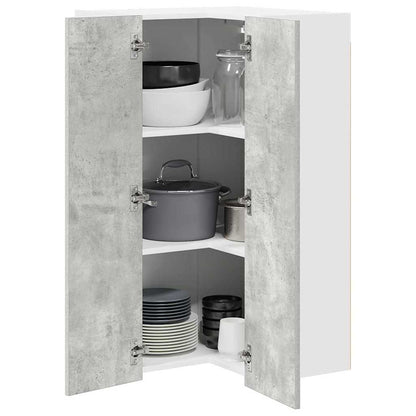 Hangkast Riga Sonoma Eik en Wit 57 x 57 x 100 cm Bewerkt hout