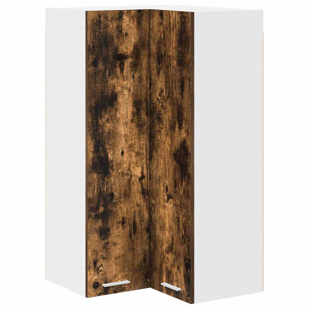 Hangkast Riga Sonoma Eik en Wit 57 x 57 x 100 cm Bewerkt hout