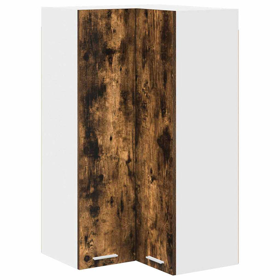 Hangkast Riga Sonoma Eik en Wit 57 x 57 x 100 cm Bewerkt hout