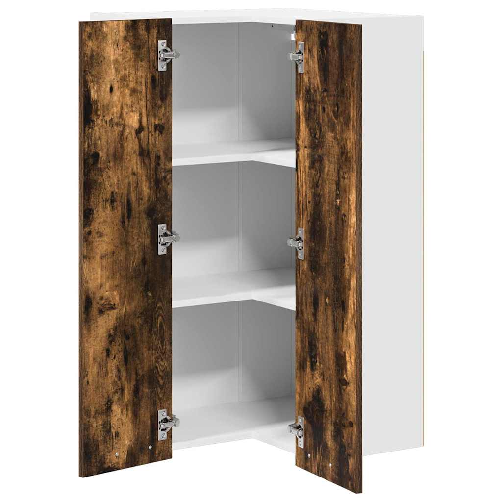 Hangkast Riga Sonoma Eik en Wit 57 x 57 x 100 cm Bewerkt hout