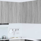 Hangkast 57x57x100 cm bewerkt hout grijs wit