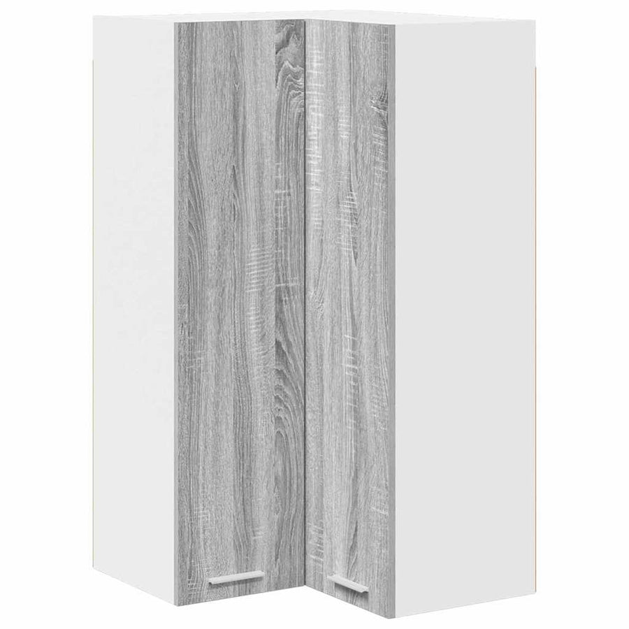 Hangkast Riga Sonoma Eik en Wit 57 x 57 x 100 cm Bewerkt hout