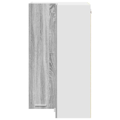 Hangkast Riga Sonoma Eik en Wit 57 x 57 x 100 cm Bewerkt hout