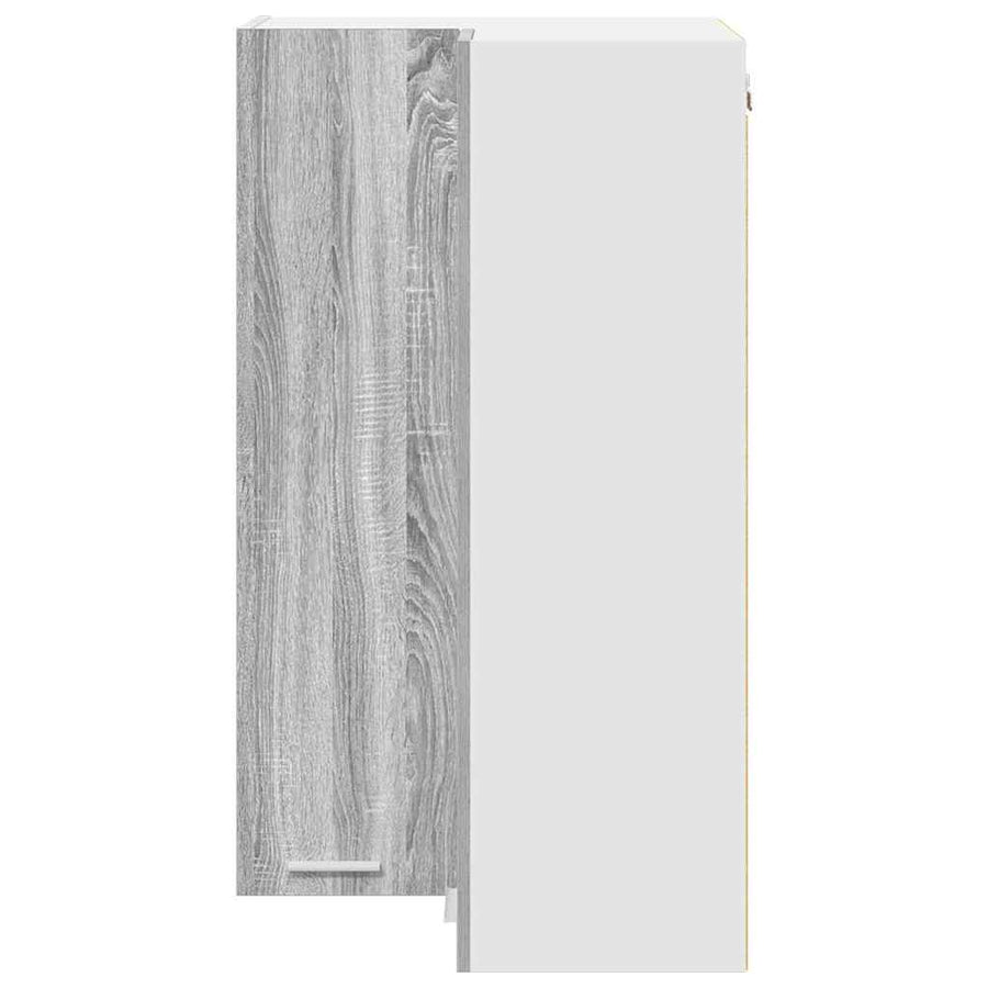 Hangkast Riga Sonoma Eik en Wit 57 x 57 x 100 cm Bewerkt hout
