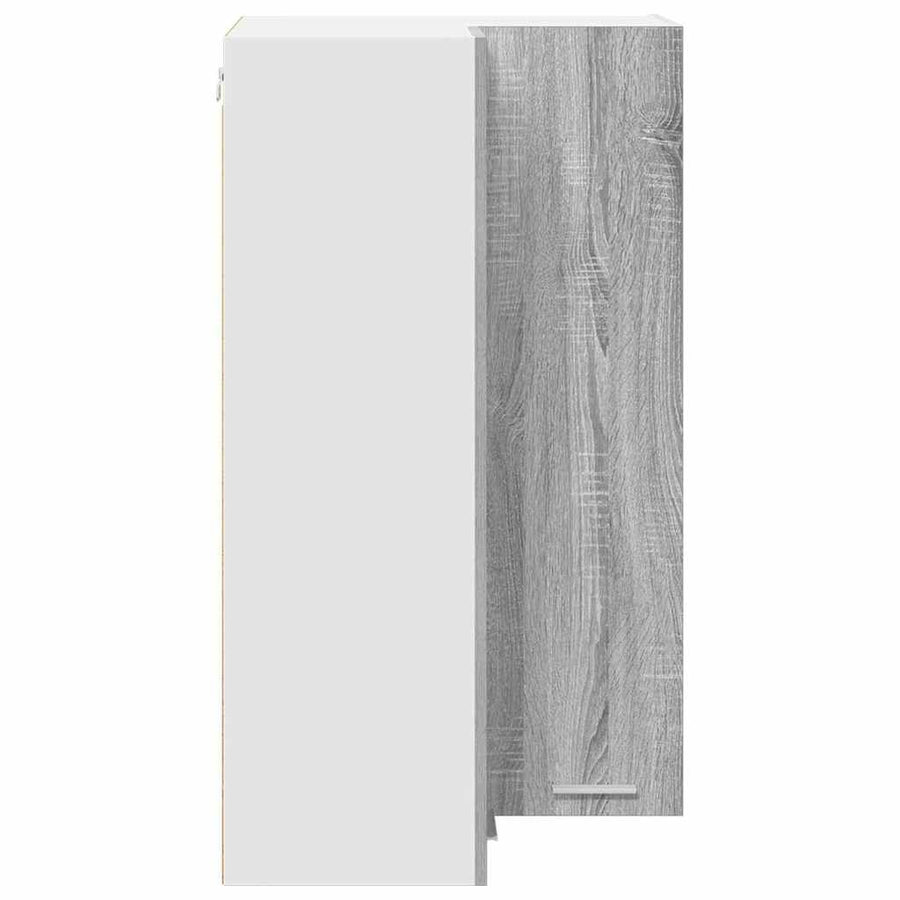 Hangkast Riga Sonoma Eik en Wit 57 x 57 x 100 cm Bewerkt hout