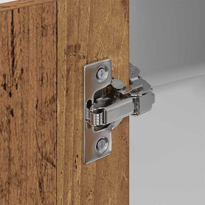 Hangkast Riga Sonoma Eik en Wit 57 x 57 x 100 cm Bewerkt hout