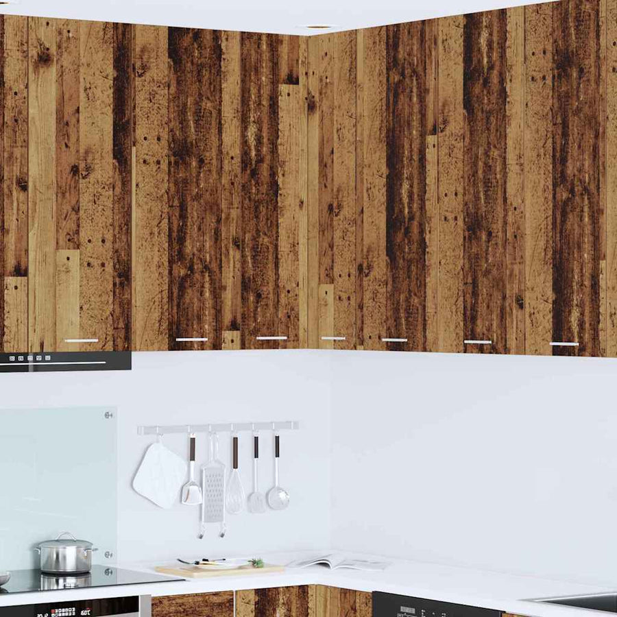 Hangkast Riga Sonoma Eik en Wit 57 x 57 x 100 cm Bewerkt hout