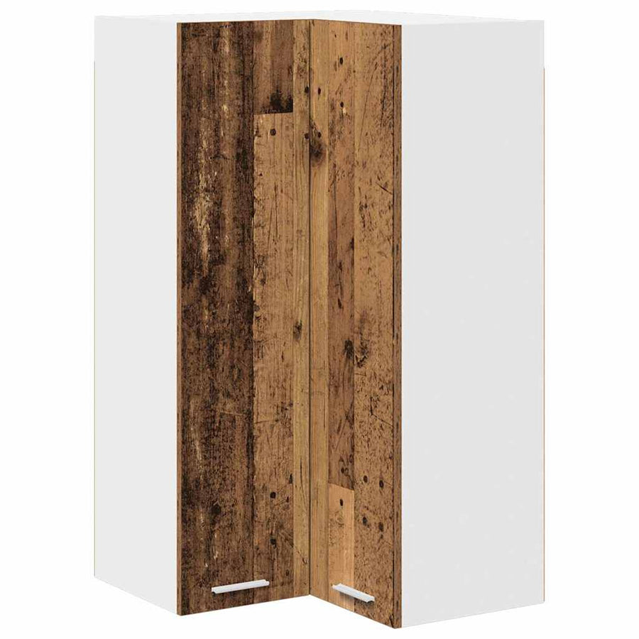 Hangkast Riga Sonoma Eik en Wit 57 x 57 x 100 cm Bewerkt hout
