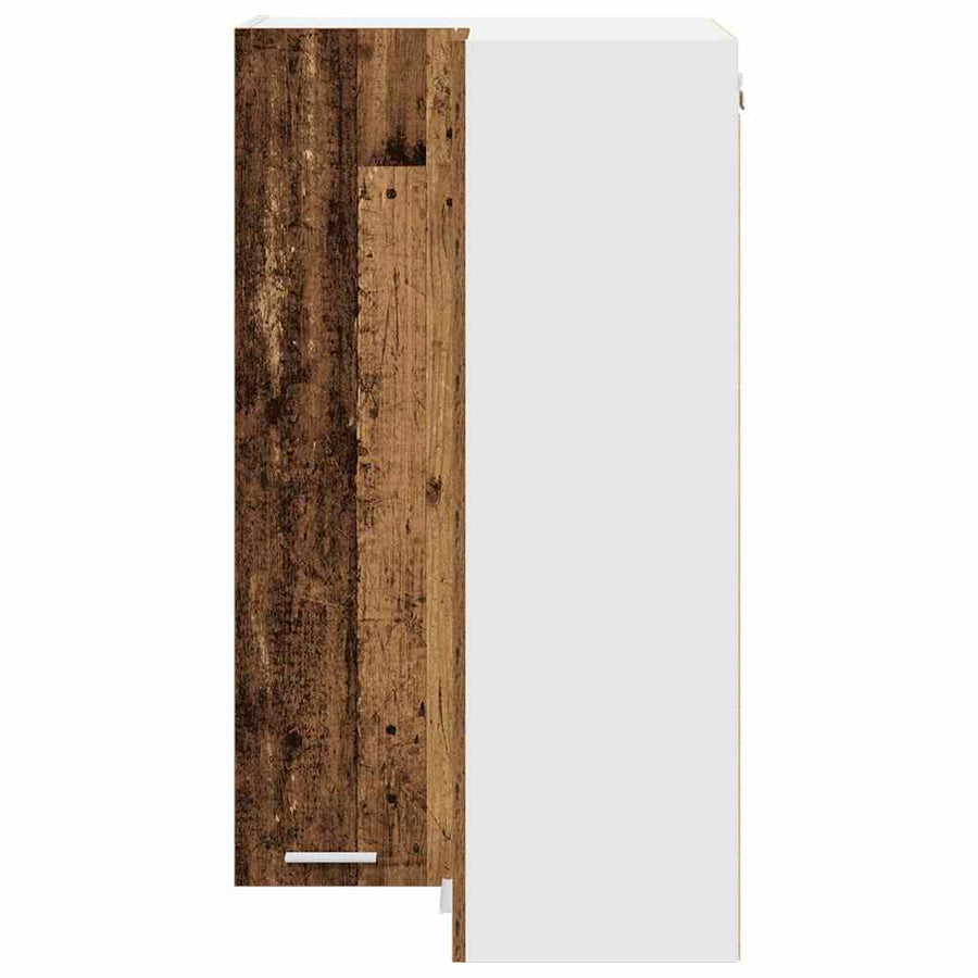 Hangkast Riga Sonoma Eik en Wit 57 x 57 x 100 cm Bewerkt hout