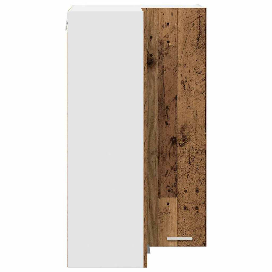 Hangkast Riga Sonoma Eik en Wit 57 x 57 x 100 cm Bewerkt hout