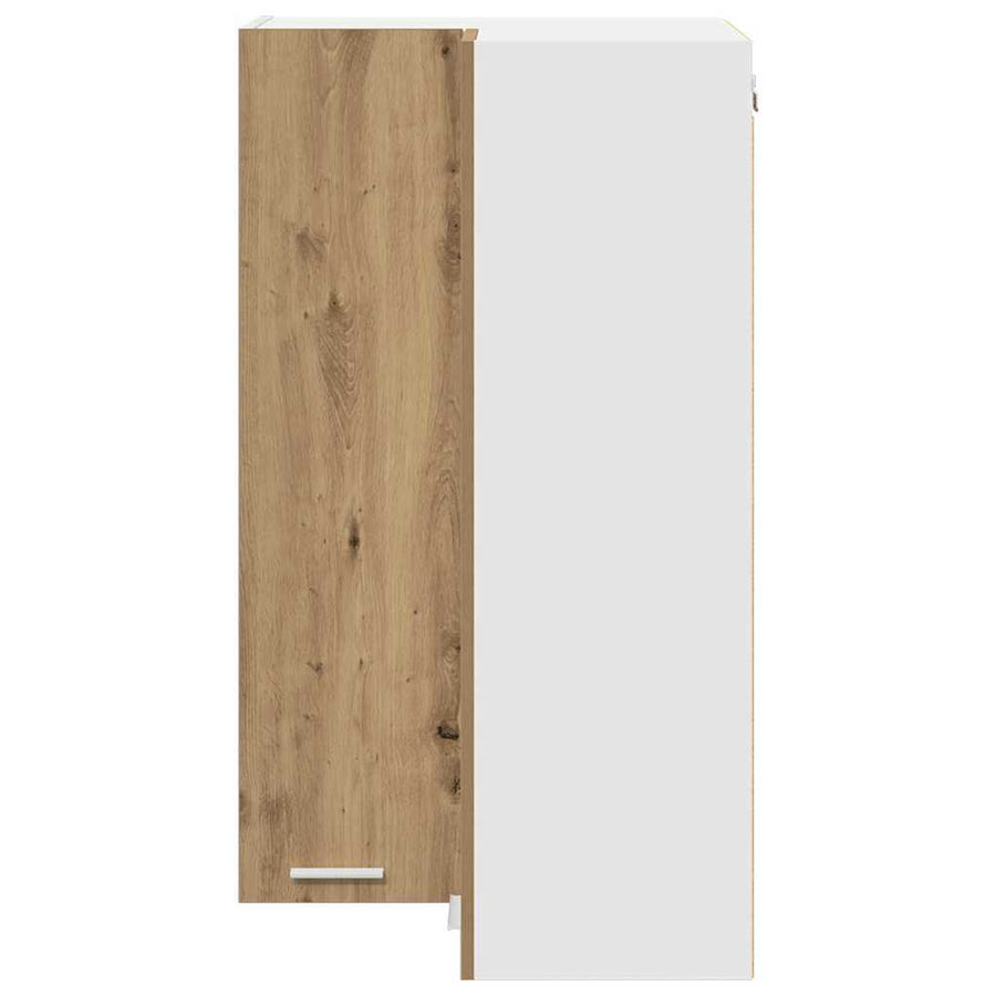 Hangkast Riga Sonoma Eik en Wit 57 x 57 x 100 cm Bewerkt hout