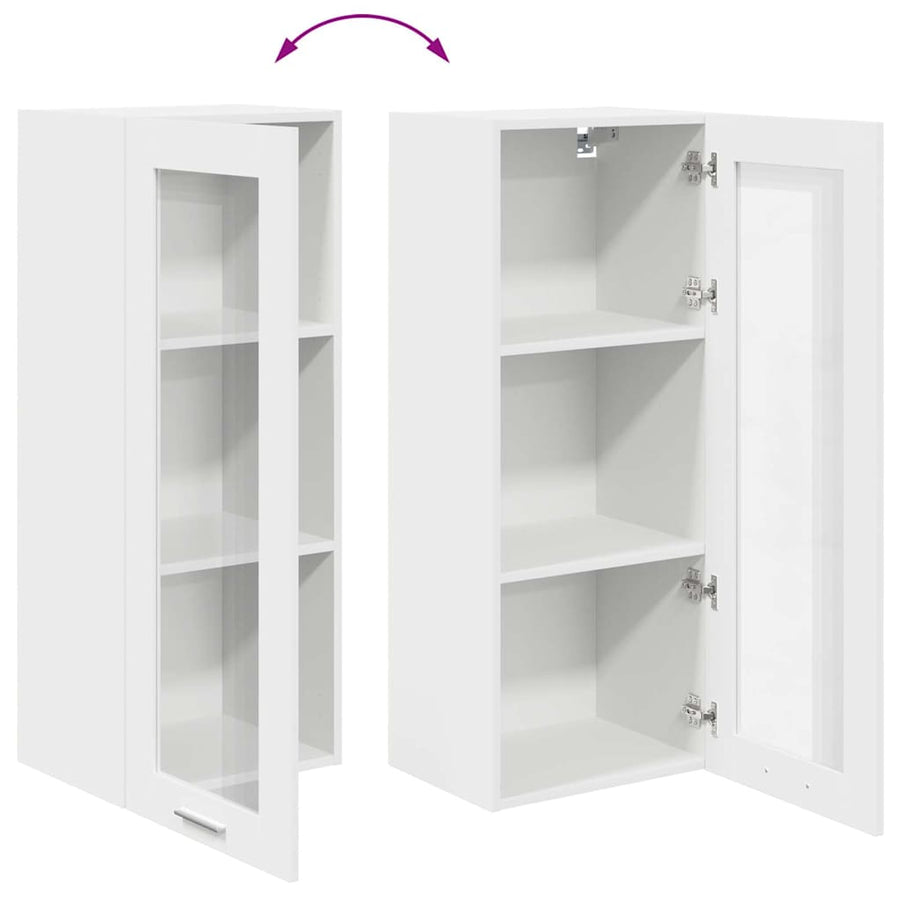 Hangkast met plank Riga Wit 40 x 31 x 100 cm Bewerkt hout